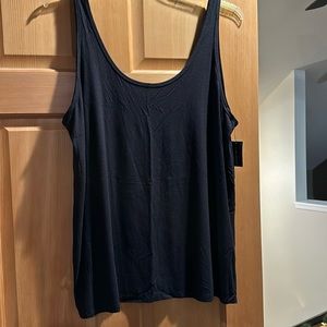 NWT Black tank top Size 22/24